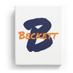 Beckett Overlaid on B - Artistic