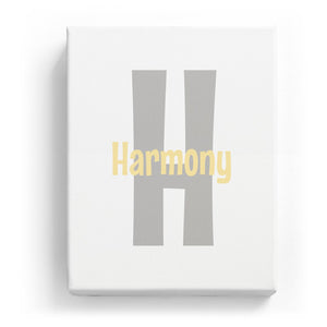 Harmony Overlaid on H - Cartoony