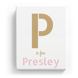 P is for Presley - Stylistic