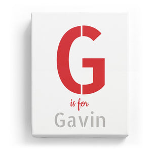G is for Gavin - Stylistic