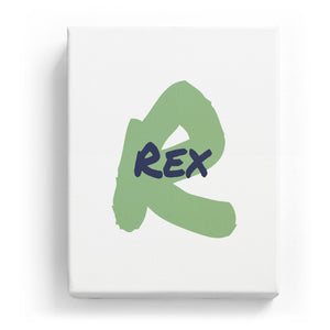 Rex Overlaid on R - Artistic