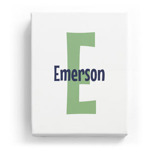 Emerson Overlaid on E - Cartoony