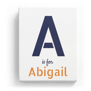 A is for Abigail - Stylistic