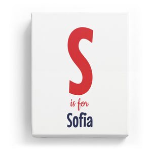 S is for Sofia - Cartoony