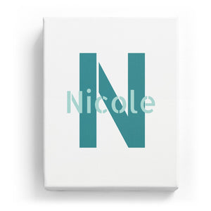 Nicole Overlaid on N - Stylistic