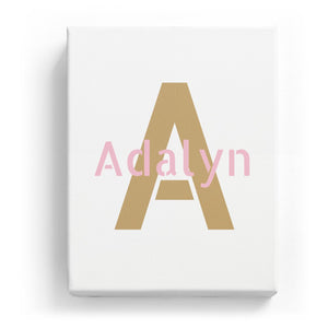Adalyn Overlaid on A - Stylistic