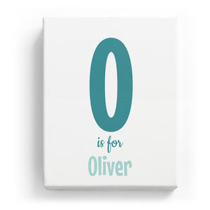 O is for Oliver - Cartoony