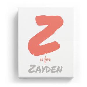 Z is for Zayden - Artistic