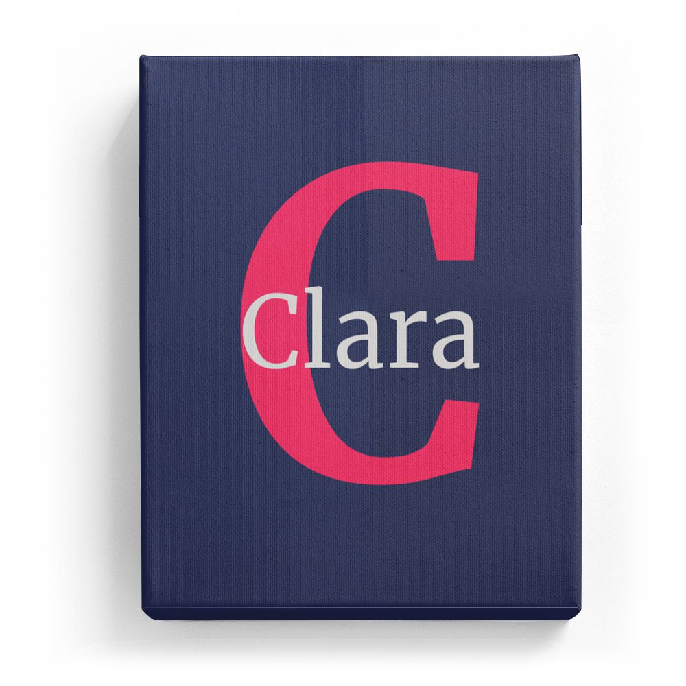 Clara's Personalized Canvas Art