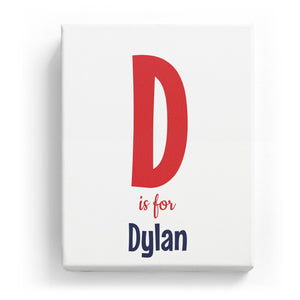 D is for Dylan - Cartoony