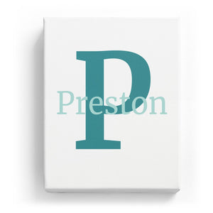 Preston Overlaid on P - Classic