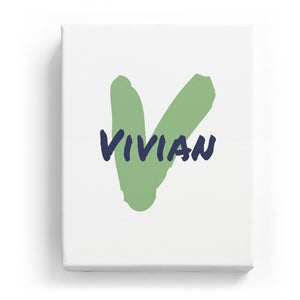 Vivian Overlaid on V - Artistic
