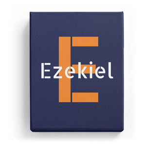 Ezekiel Overlaid on E - Stylistic