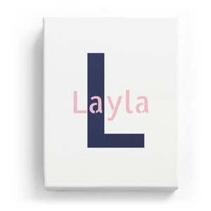 Layla Overlaid on L - Stylistic