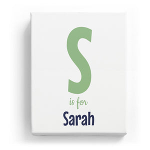 S is for Sarah - Cartoony