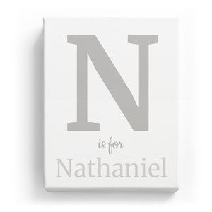 N is for Nathaniel - Classic