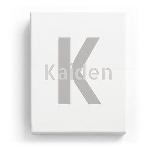 Kaiden Overlaid on K - Stylistic