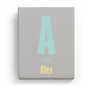 A is for Alex - Cartoony