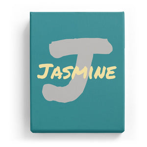 Jasmine Overlaid on J - Artistic