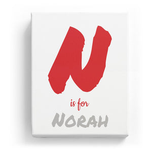 N is for Norah - Artistic