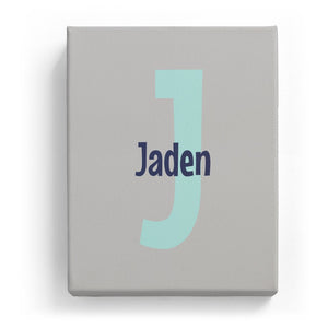 Jaden Overlaid on J - Cartoony