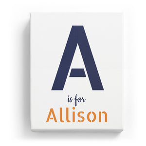 A is for Allison - Stylistic