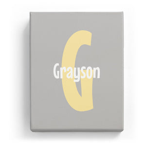 Grayson Overlaid on G - Cartoony