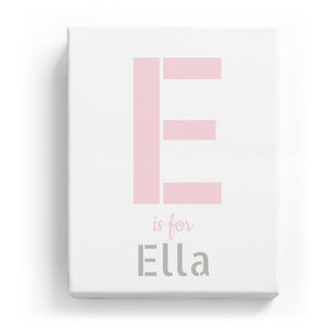 E is for Ella - Stylistic