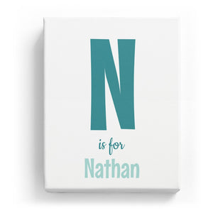 N is for Nathan - Cartoony