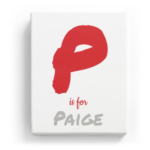 P is for Paige - Artistic