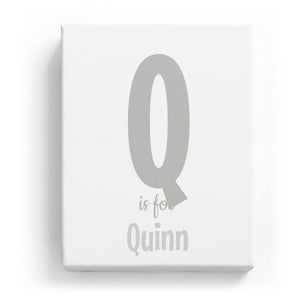 Q is for Quinn - Cartoony
