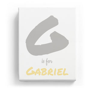 G is for Gabriel - Artistic