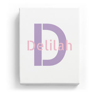 Delilah Overlaid on D - Stylistic