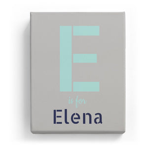 E is for Elena - Stylistic