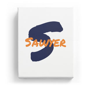 Sawyer Overlaid on S - Artistic