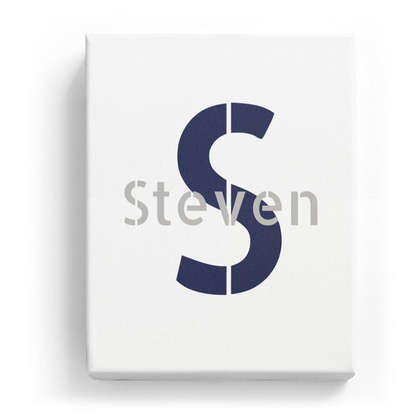 Steven Overlaid on S - Stylistic