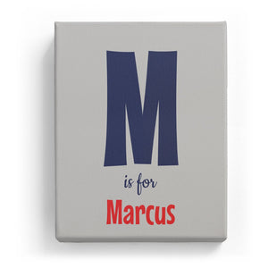 M is for Marcus - Cartoony