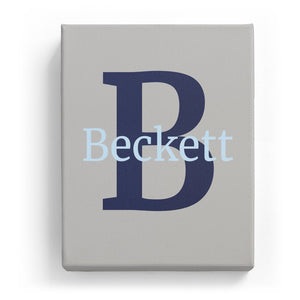 Beckett Overlaid on B - Classic