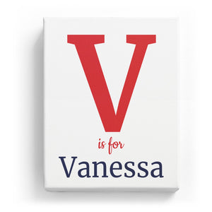 V is for Vanessa - Classic