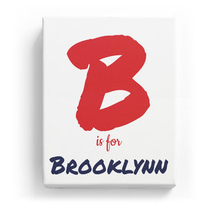 B is for Brooklynn - Artistic