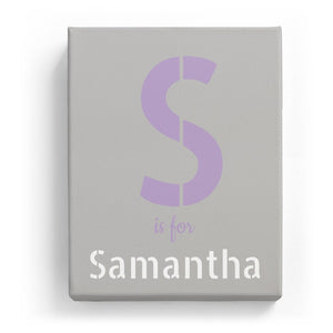 S is for Samantha - Stylistic