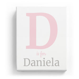 D is for Daniela - Classic