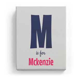 M is for Mckenzie - Cartoony