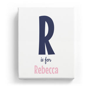 R is for Rebecca - Cartoony