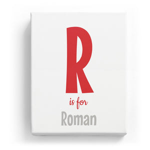 R is for Roman - Cartoony