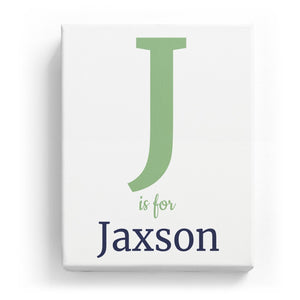 J is for Jaxson - Classic