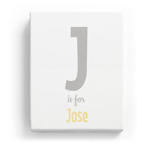 J is for Jose - Cartoony