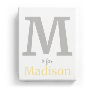 M is for Madison - Classic