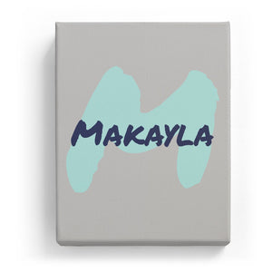 Makayla Overlaid on M - Artistic