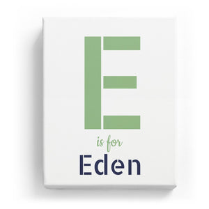 E is for Eden - Stylistic